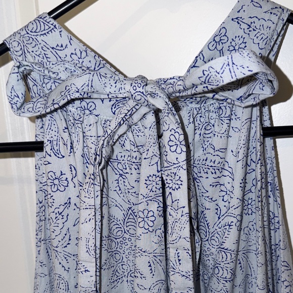 Wonderly Light Blue Floral Halter Maxi Dress - Picture 4 of 6